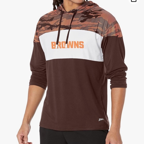 zubaz Other - CLEVELAND BROWNS LIGHTWEIGHT HOODIE